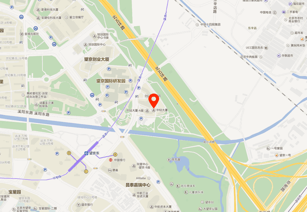 中轻大厦位置地图